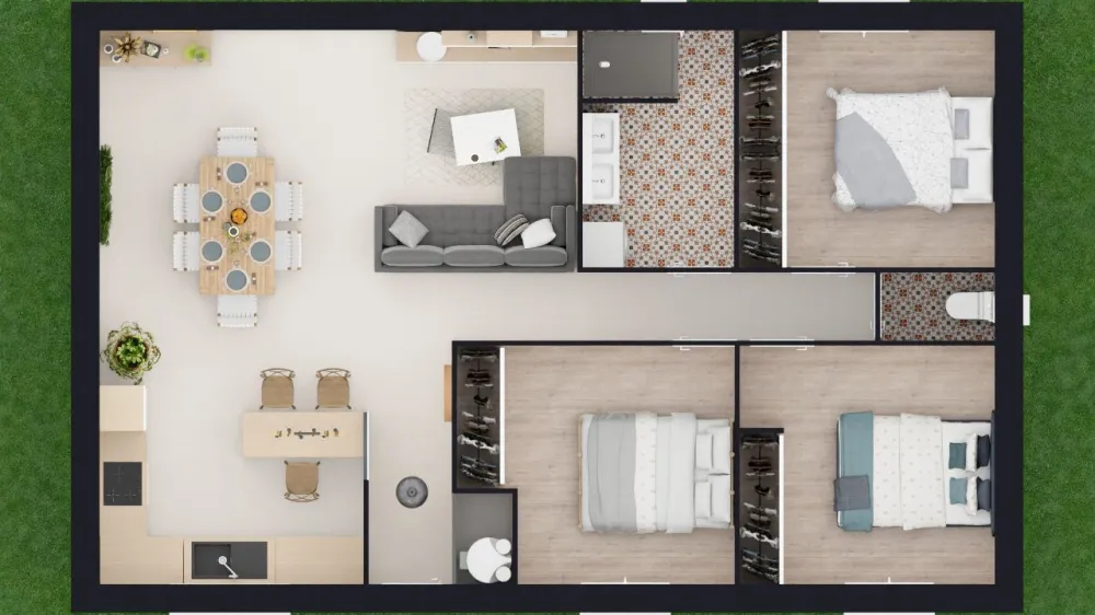 Image du modèle de maison MODEL 15 DESSUS