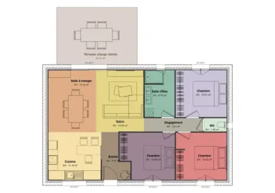 Image du modèle de maison Plan RDC (1)