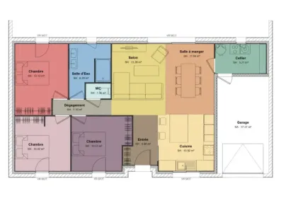Image du modèle de maison Plan RDC model 17