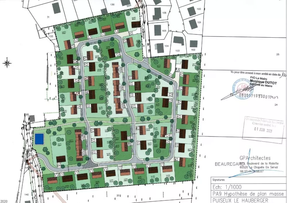 Image du terrain Terrain à bâtir de 475 m² à PUISEUX-LE-HAUBERGER (60)