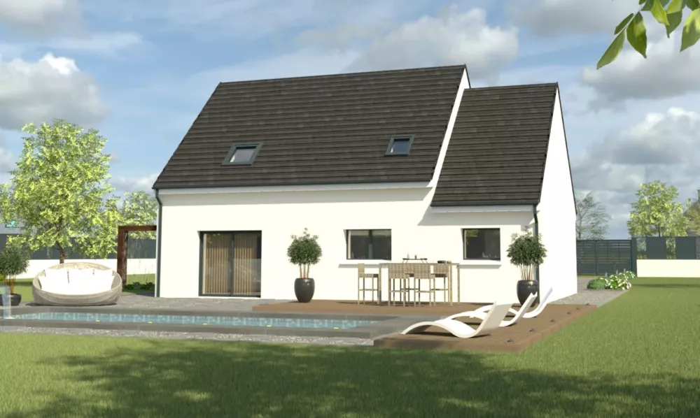 Image du modèle de maison DC2-420-GA-Ar-BL