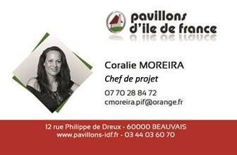 Image du modèle de maison CARTE DE VISITE coralie