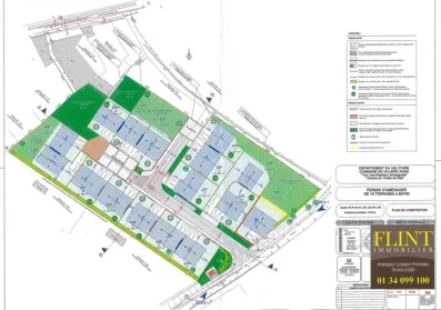 Image du modèle de maison PLAN DE MASSE TERRAIN à VILLIERS ADAM 