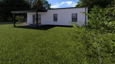 Image du modèle de maison FACADE ARRIERE + CARPORT