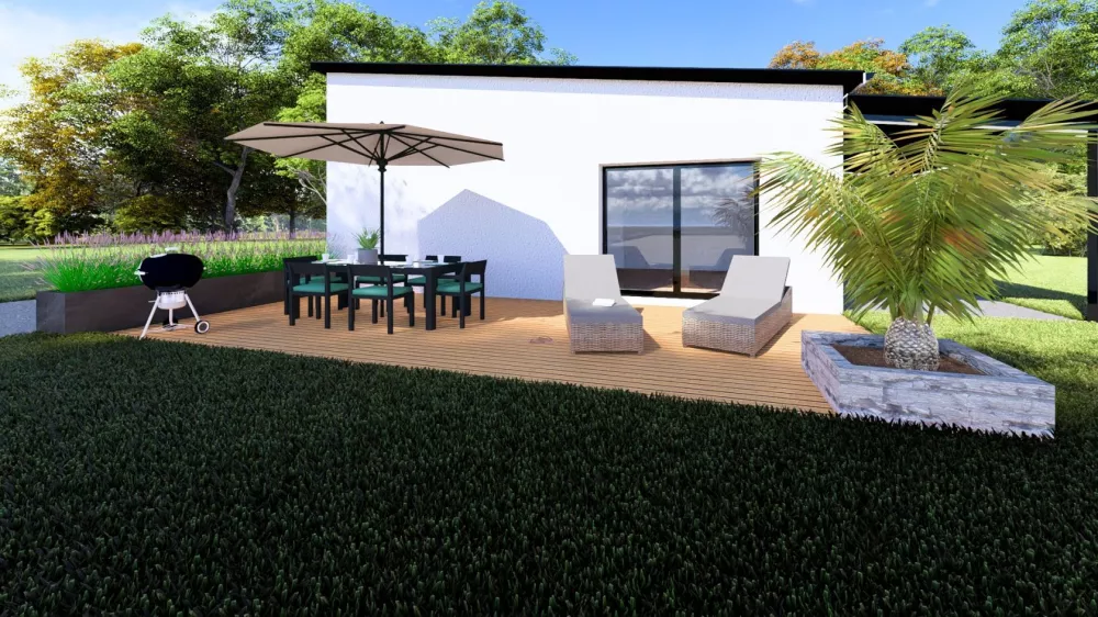 Image du modèle de maison FACADE AVANT 1
