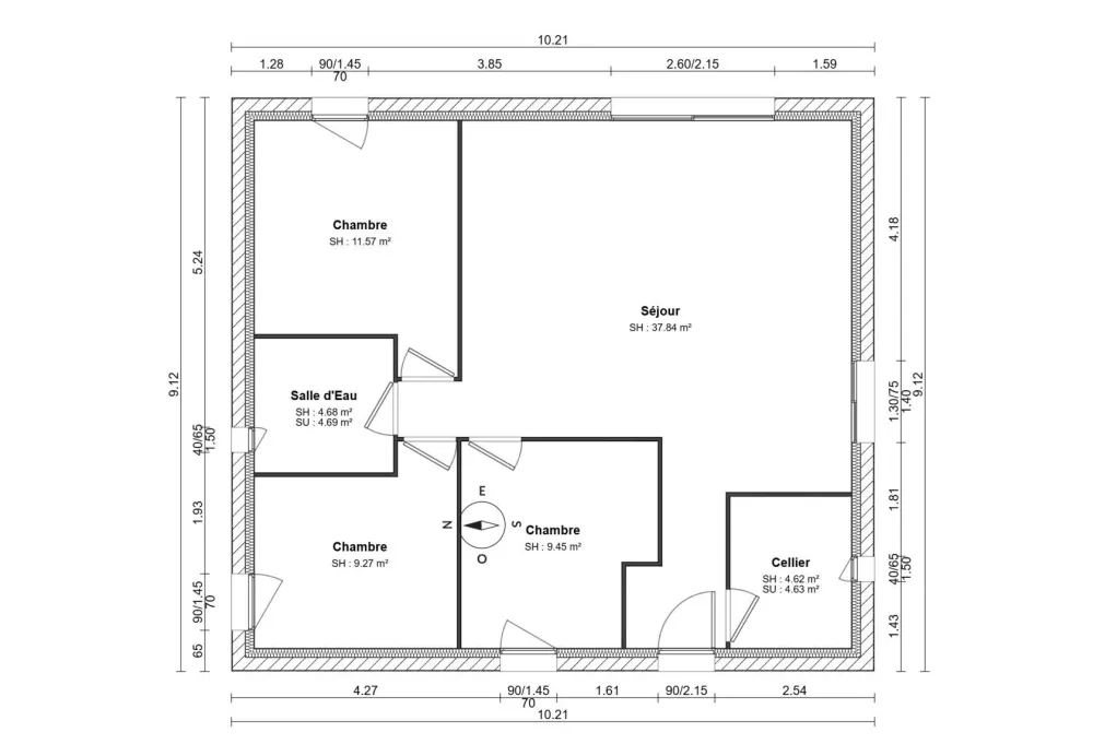 Image du modèle de maison Plan Balnois