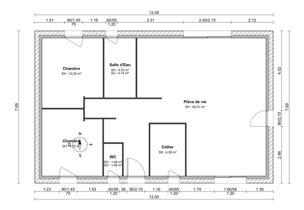Image du modèle de maison plan maison