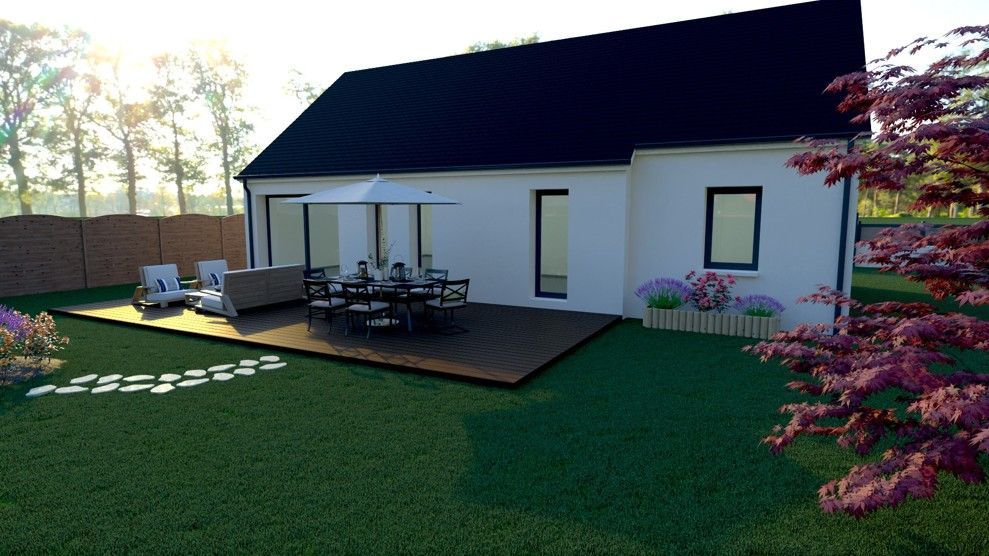 Image du modèle de maison facade arriere