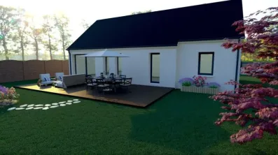 Image du modèle de maison facade arriere