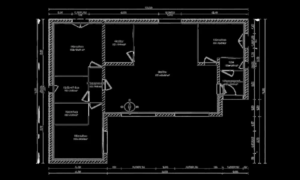 Image du modèle de maison plan interieur