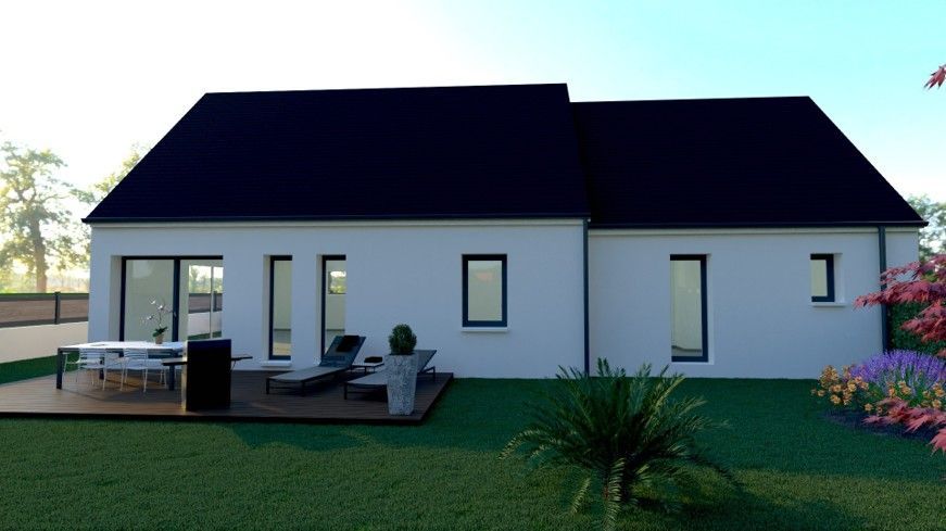 Image du modèle de maison facade arriere