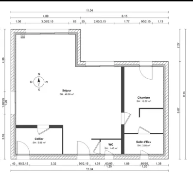 Image du modèle de maison PLAN RDC