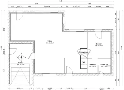 Image du modèle de maison PLAN RDC