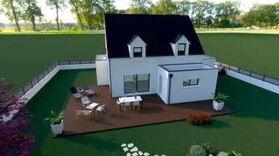 Image du modèle de maison FACADE ARRIERE