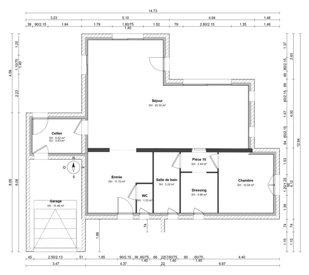 Image du modèle de maison PLAN RDC