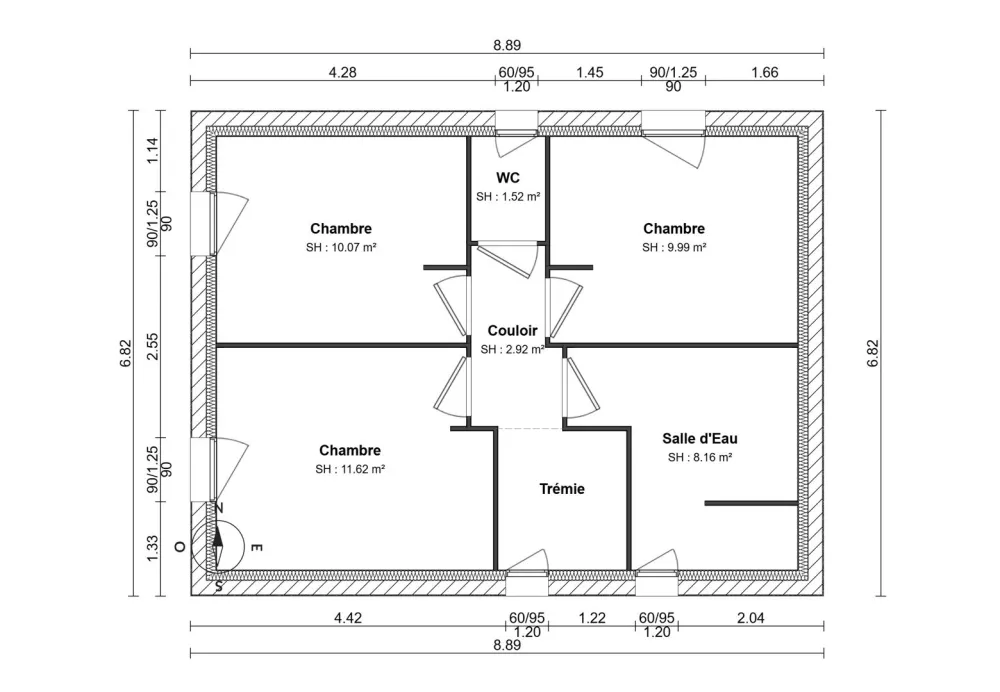 Image du modèle de maison PLAN ETAGE