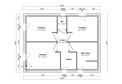 Image du modèle de maison PLAN ETAGE