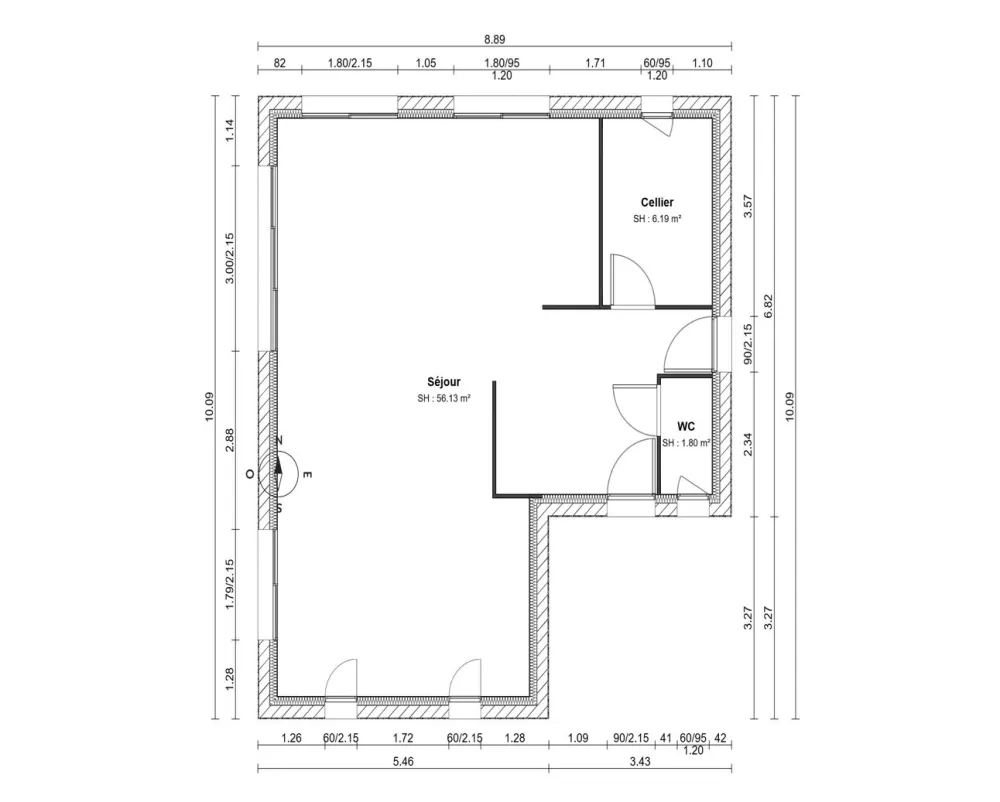 Image du modèle de maison PLAN RDC