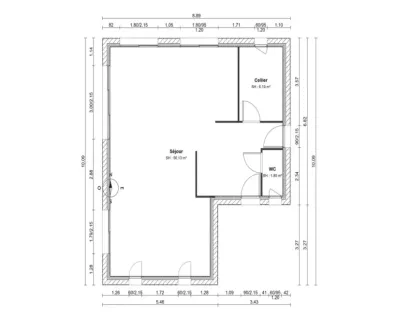 Image du modèle de maison PLAN RDC