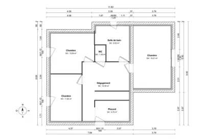Image du modèle de maison PLAN ETAGE