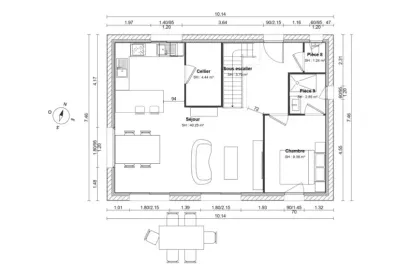 Image du modèle de maison Plan RDC (22)