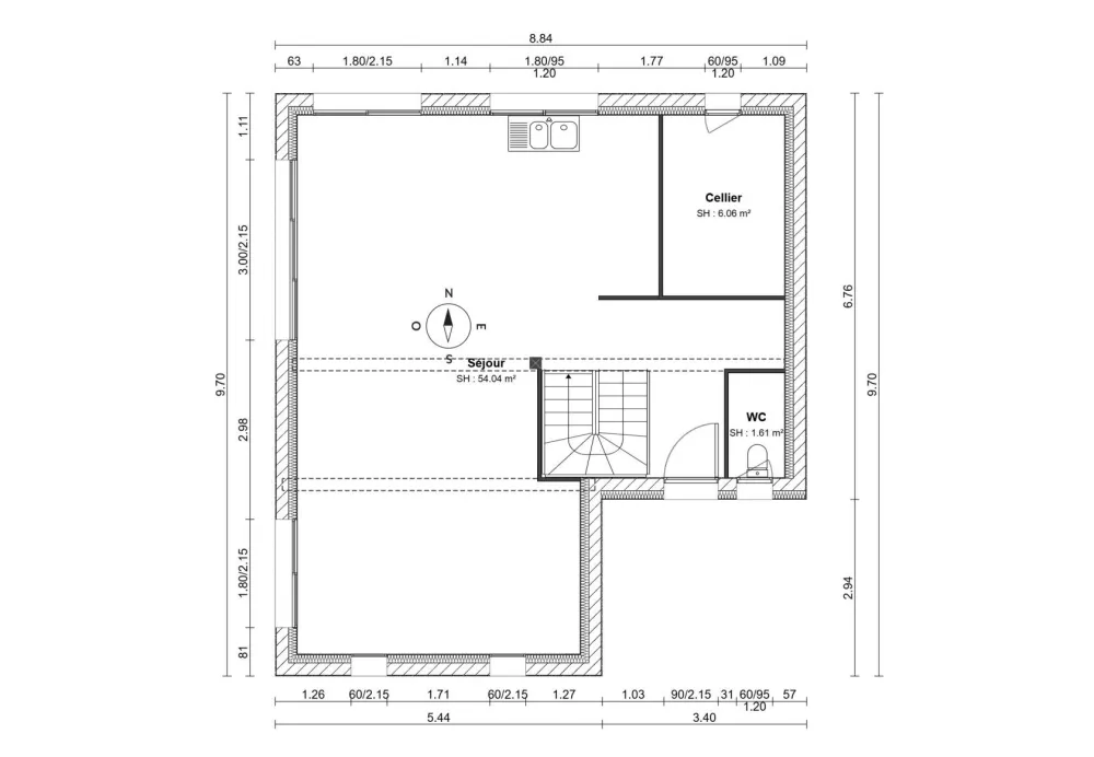 Image du modèle de maison RDC