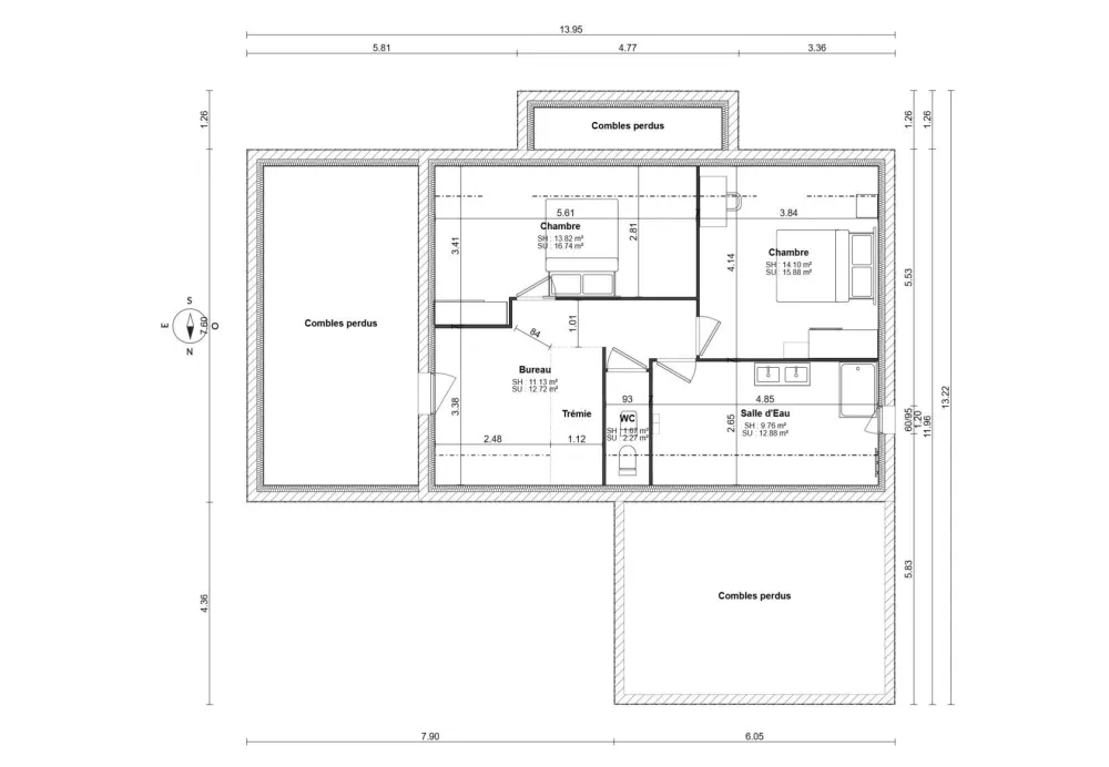 Image du modèle de maison Plan Étage 1
