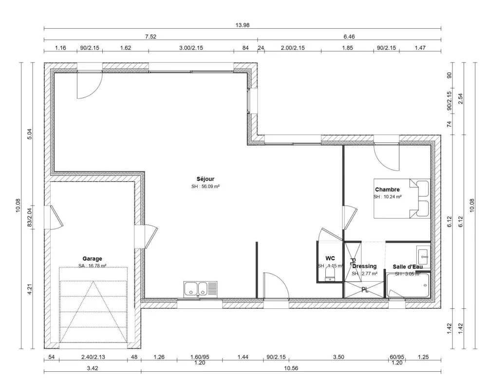 Image du modèle de maison Plan RDC (43)