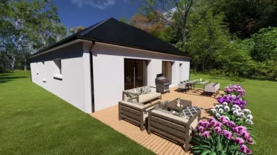 Image du modèle de maison Façade arrière 2