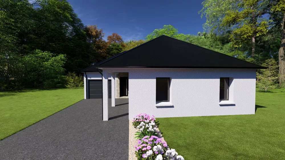 Image du modèle de maison Façade avant 2