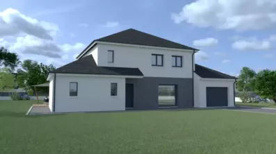 Image du modèle de maison DE4P-619-GA-GR-AV
