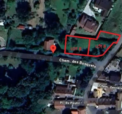 Image du modèle de maison VUE ARERIENNE DES TERRAINS