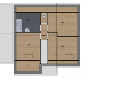 Image du modèle de maison MODELE 4 VELUX PLAN ETAGE 