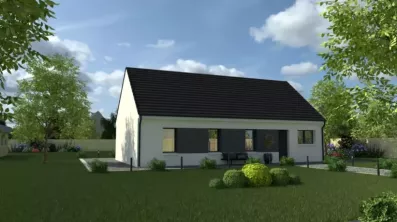 Image du modèle de maison MODELE PLAIN PIED FACADE AVANT 