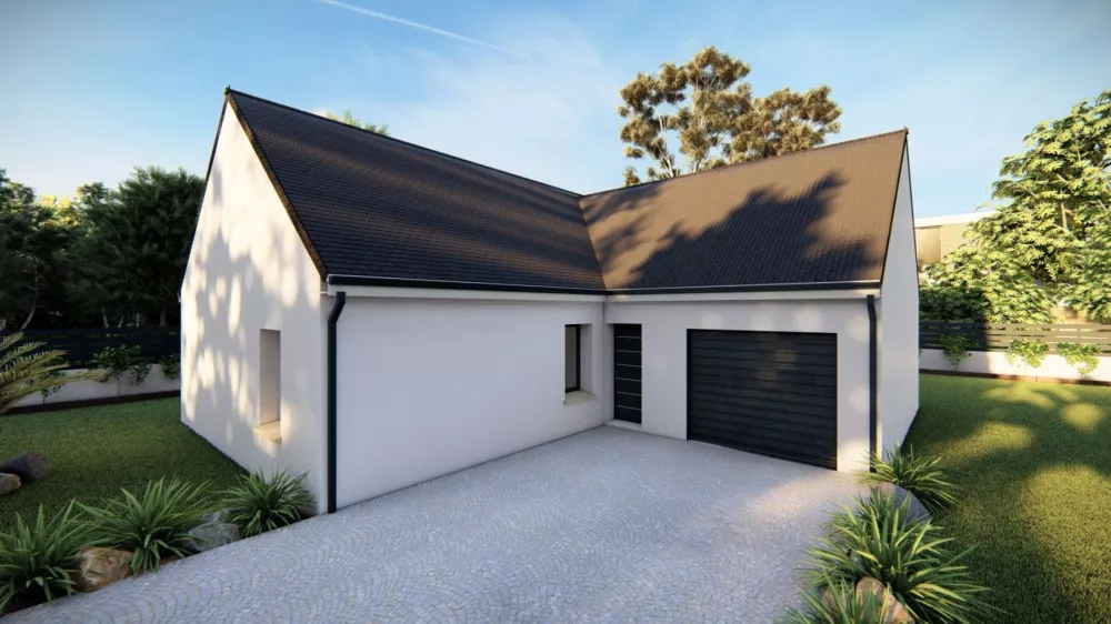 Image du modèle de maison FACADE AVANT LARBAT 2 FULLHD