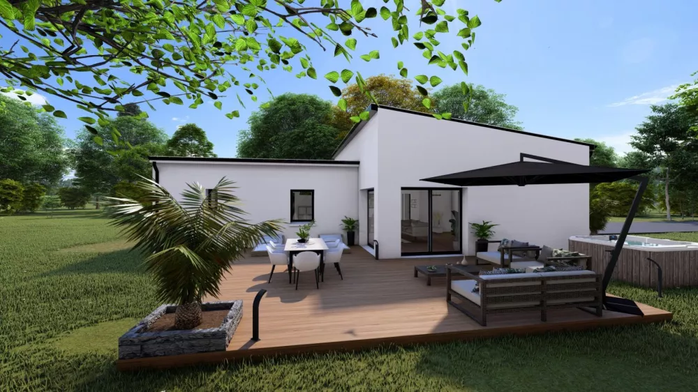 Image du modèle de maison ext arrière 2