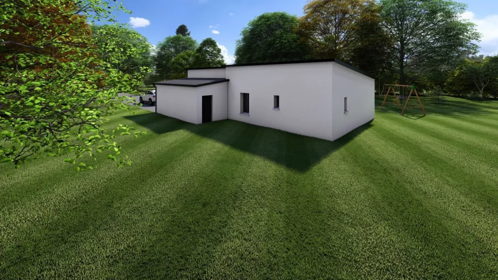 Image du modèle de maison façade arrière 2