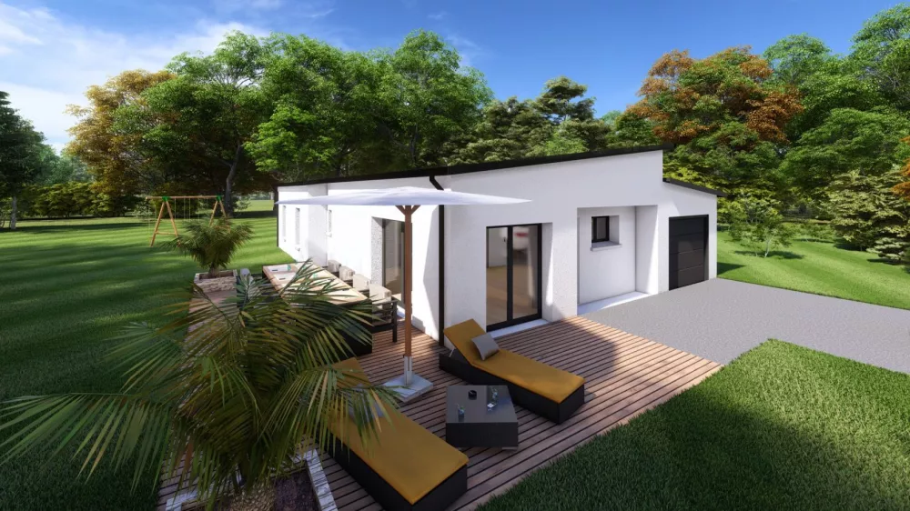 Image du modèle de maison façade avant 2