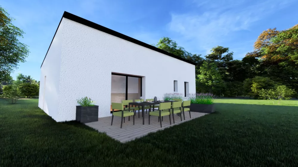 Image du modèle de maison façade arrière 3