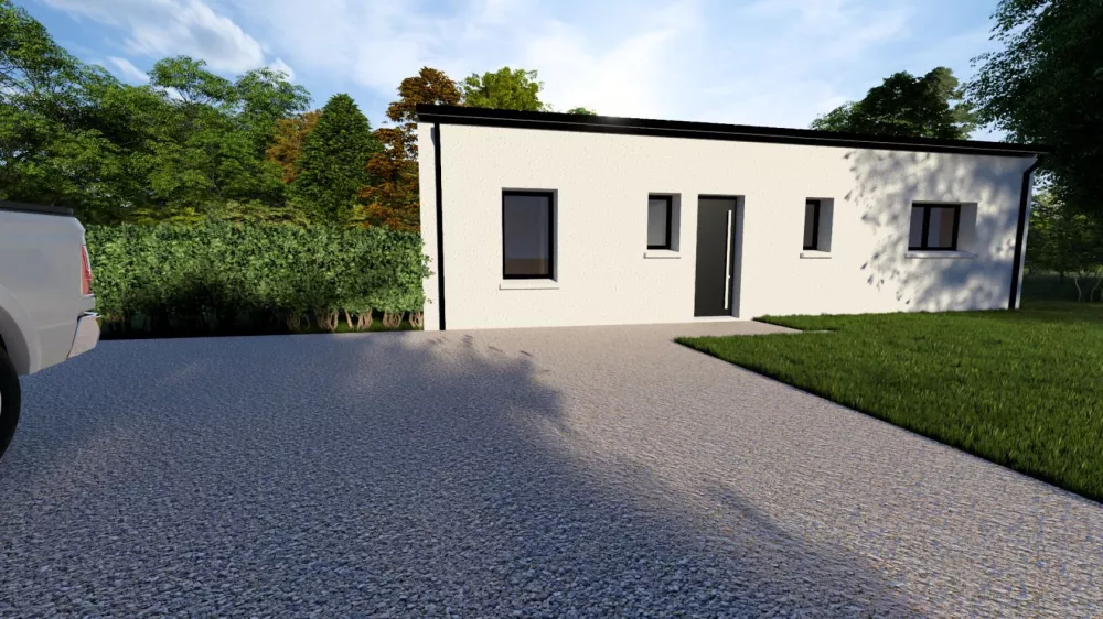 Image du modèle de maison façade avant 2