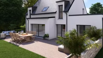 Image du modèle de maison facade arriere