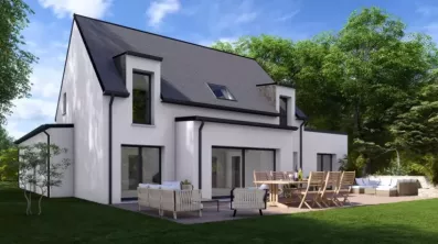 Image du modèle de maison facade arriere1