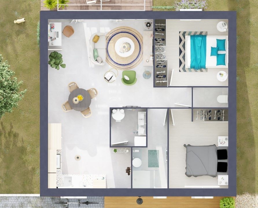 Image du modèle de maison PLAN OUINY 2.0 V1