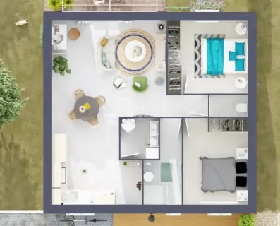 Image du modèle de maison PLAN OUINY 2.0 V1