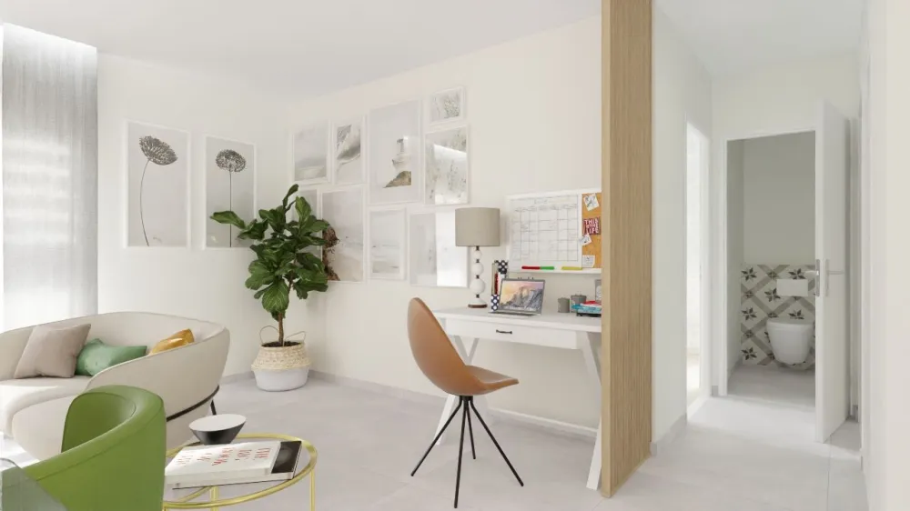 Image du modèle de maison OUINY INTERIEUR SALON +WC