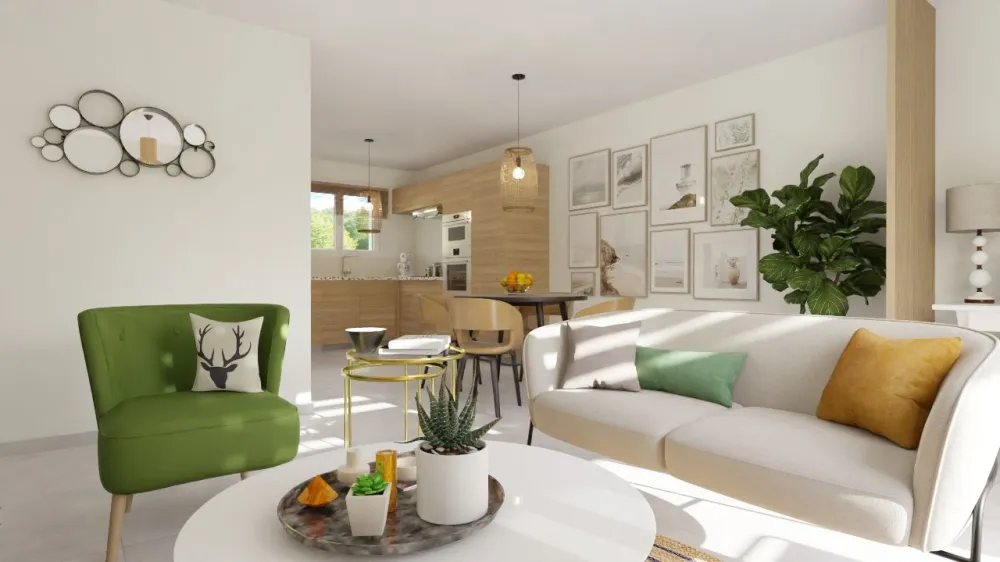 Image du modèle de maison SALON + CUISINE bis