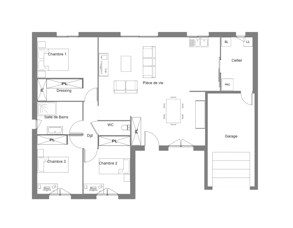 Image du modèle de maison PLAN MAISON