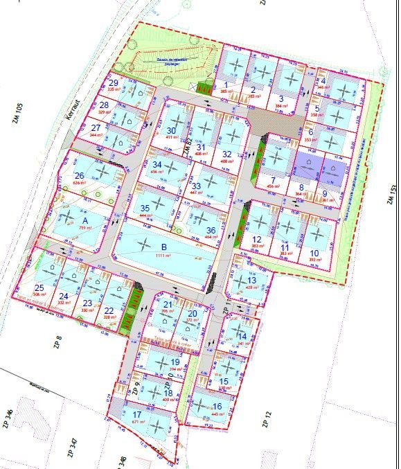 Image du terrain Terrain à bâtir de 506 m² à MARZAN (56)
