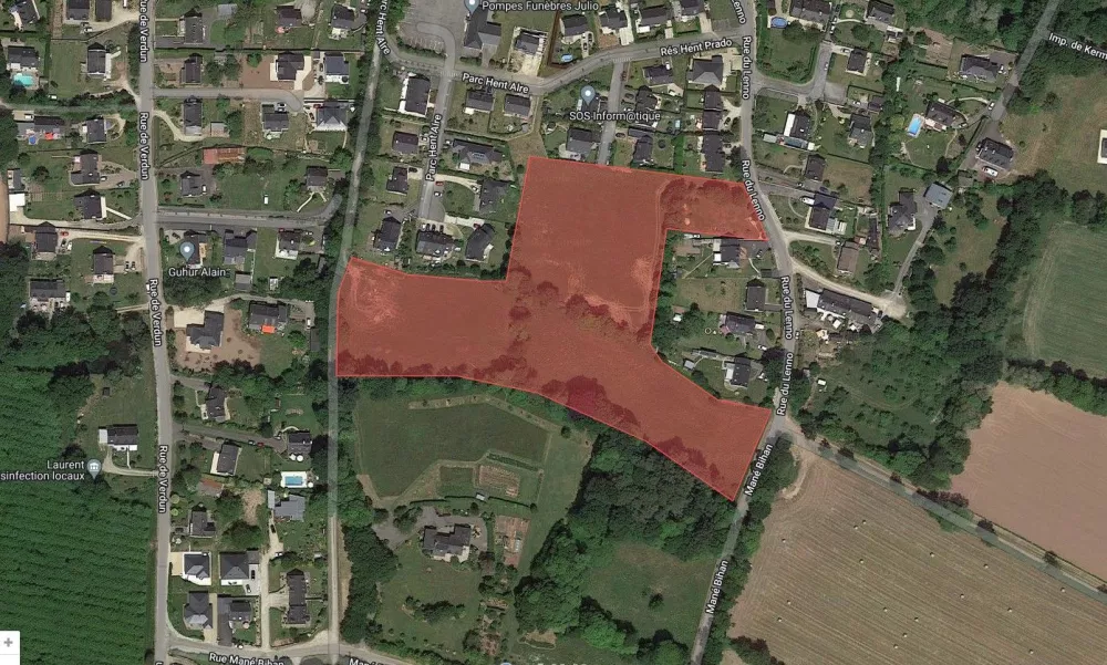 Image du terrain Terrain à bâtir de 406 m² à PLUVIGNER (56)
