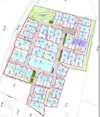 Image du modèle de maison PLAN DE COMPOSITION LE CLOS DES ACACIAS MARZAN